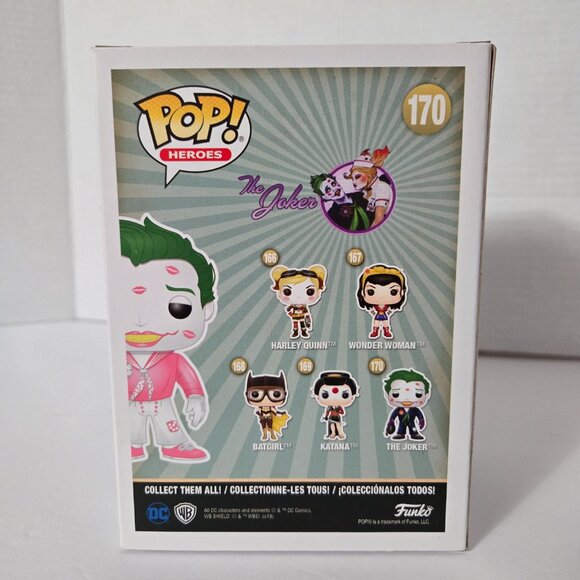 Pop! Heroes - DC Comics Bombshells - The Joker (w/ Kisses) #170 (Special Ed) - Picture 3 of 6